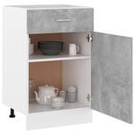 Schubunterschrank 3016496-3 Grau - Steingrau - 50 x 82 x 46 cm