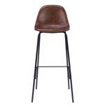 Tabouret de bar Henrik (Lot de 2) Marron foncé