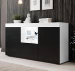 Sideboard Natolia Schwarz - Weiß