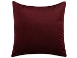 Coussin décoratif CALLA Doré - Rouge - Blanc - Textile - 45 x 12 x 45 cm