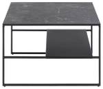 Table basse Infinity Imitation marbre noir / Noir