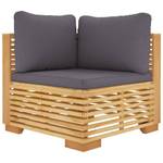 Garten-Lounge-Set 3028565-5 (4-teilig) Dunkelgrau - Grau