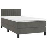 Boxspringbett 3017290-17 Dunkelgrau - 80 x 203 cm