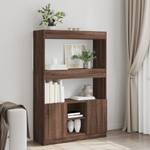 Highboard DE4512 Braun - Holzwerkstoff - 33 x 140 x 92 cm