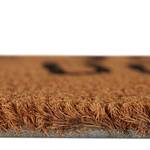 Paillasson fibre de coco animaux Noir - Marron - Fibres naturelles - Matière plastique - 60 x 2 x 40 cm
