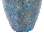 Vase décoratif PIREUS Bleu - Marron - Doré - Argenté - Céramique - 25 x 60 x 25 cm