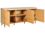 Sideboard NIKEA Schwarz - Braun - Holzwerkstoff - 165 x 75 x 40 cm