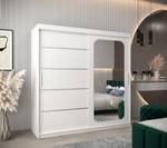 Armoire à portes coulissantes promo v2 Blanc - Largeur : 200 cm - 2 porte