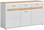 Sideboard Ashton Grau - Holz teilmassiv - 150 x 86 x 43 cm