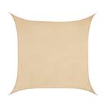 Toile d’ombrage carrée couleur sable Beige - Textile - 200 x 1 x 200 cm