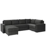 Ecksofa Denver Maxi Graphit - Ecke davorstehend links