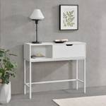 Table console Tranemo Blanc - Métal - 92 x 80 x 30 cm