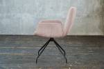 Chaise NEW CHARME pivotante Cordon Rose foncé