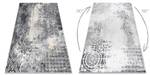 Modern Vinci 1991 Teppich Rosette Grau - Textil - 80 x 1 x 150 cm