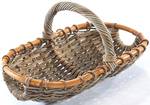 Aufbewahrungskorb WOVENPICKER GR Grau - Rattan - 35 x 15 x 58 cm