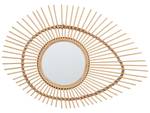 Miroir décoratif BARIO Beige - Bleu - Bambou - 63 x 45 x 3 cm