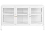 Buffet NEWPORT Blanc - Métal - 115 x 65 x 35 cm