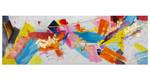 Tableau Combustion of Colour Bois massif - Textile - 150 x 50 x 4 cm