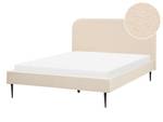 Doppelbett FLAYAT Beige - Schwarz - Creme - Breite: 153 cm