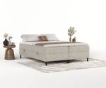 Boxspringbett Malte Beige - Grau - Breite: 160 cm - H4