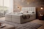 Boxspringbett ALLEN mit Bettkasten Graubraun - Breite: 160 cm - H3