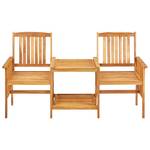 Gartenstuhl mit Tisch (3er Set) 45933 Braun - Massivholz - Holzart/Dekor - 61 x 92 x 159 cm