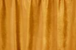 Samtvorhang mit Haken Gelb - Kunststoff - 150 x 250 x 250 cm