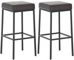 Tabouret de bar Montreal 80 Lot de 2 Marron