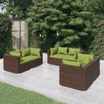 Salon de jardin (lot de 6) 3013635-18 Marron - Vert