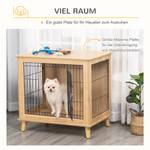 Hundekäfig D02-068V01 Braun - Metall - 59 x 76 x 81 cm