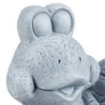 Schildkröte Gartenfigur in Grau Grau - Kunststoff - Stein - 39 x 30 x 28 cm