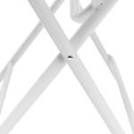 Table pliante de jardin Camping pliable Blanc - 80 x 80 cm