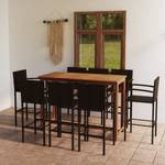 Garten-Bar Set (9-teilig) Braun