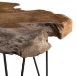Table basse forme naturelle en teck Marron - Bois massif - 52 x 51 x 118 cm