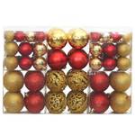 Weihnachtskugel (100er Set) 295555 Gold - Rot