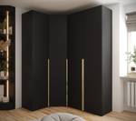 Garderobe Inova 1 Z3 Schwarz - Gold