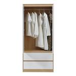 Armoire de chambre Bastheim 2 tiroirs Largeur : 80 cm - 2 porte