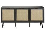 Buffet OPOCO Beige - Noir - Bois manufacturé - 150 x 71 x 40 cm