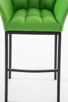 Tabouret de bar Damaso Vert - Noir