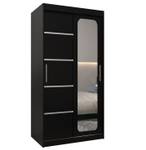 Armoire à portes coulissantes promo v2 Noir - Largeur : 100 cm - 2 porte