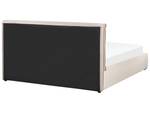 Doppelbett BAJONNA Beige - 183 x 235 cm