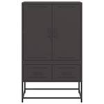 Highboard DE8520 Schwarz - Metall - 39 x 112 x 68 cm