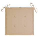 Gartenstuhl Beige - Massivholz - Holzart/Dekor - 57 x 91 x 49 cm