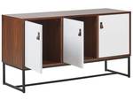 Sideboard NUEVA Schwarz - Eiche Dunkel - Weiß - 112 x 62 cm