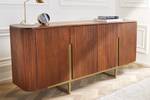 Sideboard GATSBY Braun - Massivholz - Holzart/Dekor - 160 x 75 x 40 cm