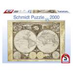 Historische Teile Weltkarte Puzzle 2000