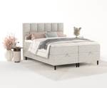 Premium Boxspringbett Attik Grau - Breite: 180 cm