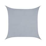 Voile d'ombrage carrée en PES gris clair Gris - Textile - 200 x 1 x 200 cm