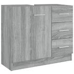 Waschbeckenunterschrank AW199 Grau - Holzwerkstoff - 30 x 1 x 63 cm