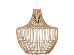 Lampe suspension MAZOWE Beige - Bleu - Rotin - 20 x 37 x 20 cm